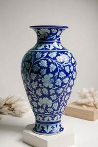 Jarrón de Mesa con Diseño de Flor de Cerezo, Estilo Zen Asiático - Product Image 2