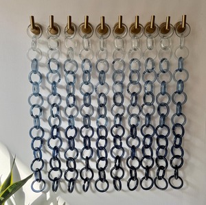 Decoración de pared de la mejor calidad, eslabones de cadena de resina de gran tamaño y colores claros, eslabones grandes de resina de varios colores disponibles. - Product Image 2