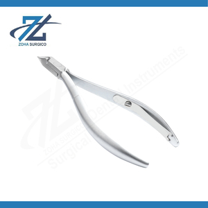 High Quality Single Spring Professional Extra Sharp Stainless Steel Finger <b>Nail</b> Art Clipper Cutter Nipper Wide Jaw Opening 10mm - Product Image 2