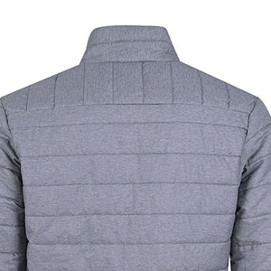 Veste matelassée légère en toile avec fermeture éclair, coupe-vent, chaude, coupe oversize, manteau d'hiver pour homme, logo personnalisé, vente en gros - Product Image 4