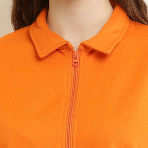 Ensemble de survêtement court 2 pièces en molleton de coton pour femme, motif uni, vente en gros, comprenant un bas court - Product Image 6