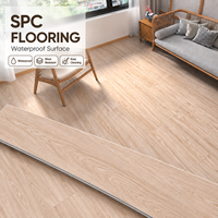 Anpassbarer Vinylboden mit Starrem Kern 4 5 6mm Dick Holzmaserung SPC Klick-System Wasserdichter Verschleißfester Kunststoffboden