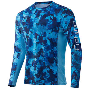 Massee Sports Maillot de pêche à manches longues pour homme 100% polyester Impression par sublimation Séchage rapide Respirant Tissu 240g MS-0926-22 - Product Image 4