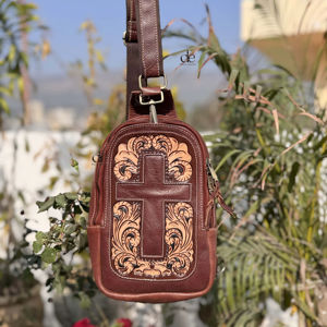 Wholesale Fashion <b>Hand</b> Tooled Leather Shoulder <b>Bag</b> Stylish Trending Travel Handbag Hair On Hide Fur Easy to <b>Carry</b> Multi Uses <b>Bag</b> - Product Image 1