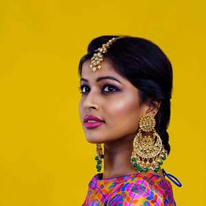 Vintage Kundan Diamond Cuff Hoop Earrings in Brass and Stainless Steel for Wedding - Product Image 1
