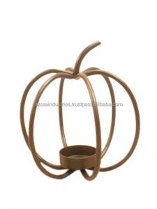 Bougie en fer pièce maîtresse en métal moderne photophore présentoir de bougie de table - Product Image 5