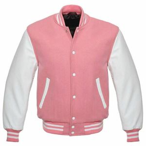 Chaqueta Letterman Personalizada de Alta Calidad, Corte Ajustado, Tela de Lona con Cuello Alto, Nuevo Diseño en Oferta, por Varsiti - Product Image 1