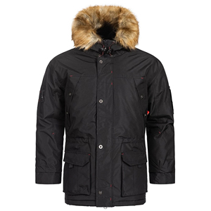 Chaqueta de Invierno Larga con Capucha Impermeable para Hombre, de Alta Calidad y Diseño Moderno, con Opción Reversible y Tallas Grandes - Product Image 1
