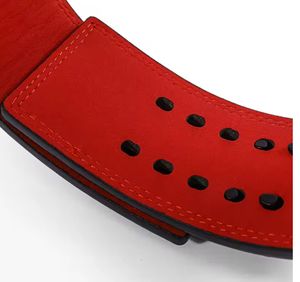 Cinturón de Soporte Ajustable de Cuero para Levantamiento de Pesas, Transpirable, Unisex, con Cierre de Hebilla Antideslizante para Entrenamiento de Fuerza en el Gimnasio - Product Image 4