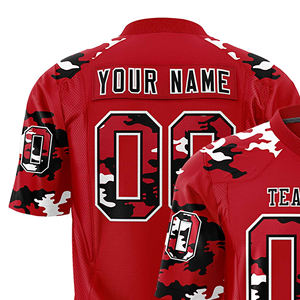 Maillots de football et de football américain de la nouvelle saison avec logo personnalisé, 100% polyester, options de couleur personnalisées pour l'équipe, vêtements de sport de haute qualité - Product Image 5