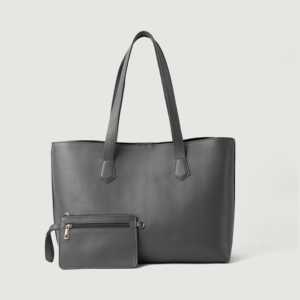 Bolso de mano de cuero para mujer, bolso de hombro clásico con diseño espacioso y aspecto elegante para uso diario en la oficina - Product Image 1