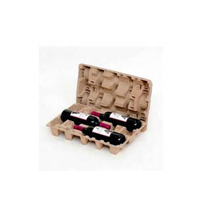 Bandeja de pulpa personalizable a prueba de humedad para envasado de vino, hecha en Vietnam, al precio más bajo. - Product Image 2