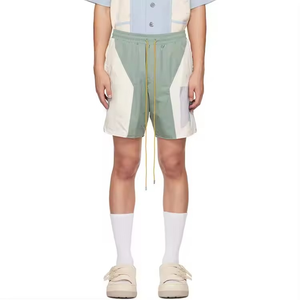 mens track suit summer nylon windbreaker short set <b>zip</b> <b>up</b> <b>jacket</b> polyester streetwear tracksuit - Product Image 3