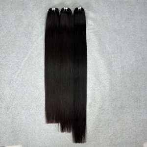 Bone Straight Human Hair Bundles 100% Raw Hair Silky Straight No Tangle No Shedding Wholesale Price - Product Image 3