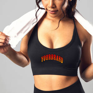 Conjunto de sujetador deportivo de verano para niñas Plus XS, diseño hueco, chaleco de alta intensidad con absorción de impactos para yoga, gimnasio, fitness, entrenamiento, pantalón corto trasero. - Product Image 1