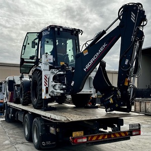 รถตักล้อยางไฮโดรมีค 4x4 แบบลากจูงได้ รถตักล้อยางแข็งแรง ควบคุมด้วย PLC พร้อมมอเตอร์และปั๊มอเนกประสงค์ - Product Image 5