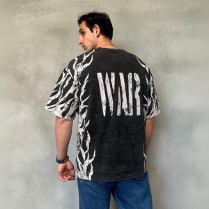 Custom Vintage 100% Cotton Acid Wash Boxy Graphics Cropped <b>Knitted</b> Digital Print Formal Oversized Anti-Pilling T-Shirts Men's - Product Image 3