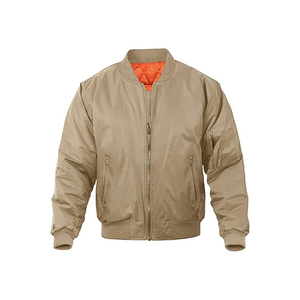 New Arrival Customize New Design Classic Winter Flight <b>Man</b> Bomber <b>Jacket</b> Woven Printed Coated <b>Smart</b> Casual Bomber <b>Jackets</b> - Product Image 1