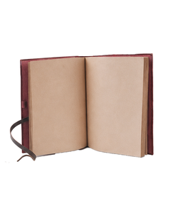 Genuine Leather <b>Journal</b> with Celtic Knot Embossing – Deckle Edge Pages, Wrap Closure Handmade Antique Vintage Bound Notebook - Product Image 3