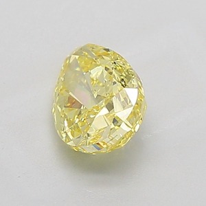 เพชร IGI Certified 2 กะรัต สีเหลือง Fancy Vivid รูปทรงลูกแพร์ ขัดเงาอย่างดี พลอยเม็ดเดี่ยว วัสดุสำหรับทำเครื่องประดับหรูหรา - Product Image 2