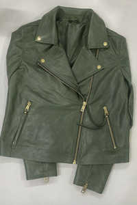 Chaquetas de Cuero para Mujer Personalizadas Directas de Fábrica, a la Moda - Product Image 2