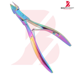 Coupe-cuticules et coupe-ongles professionnels en acier inoxydable avec double ressort, pointe <span class=keywords><strong>de</strong></span> précision tranchante, poignée ergonomique et résistant à la rouille - Product Image 3