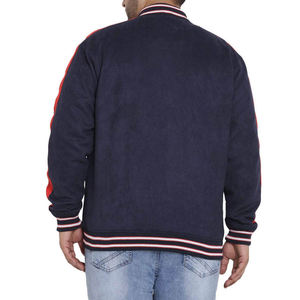 Chaqueta de Béisbol Unisex, Talla Grande, Corte Holgado, Transpirable, Ecológica, Forrada con Lana 100%, Estilo Urbano Hip Hop para Invierno - Product Image 2