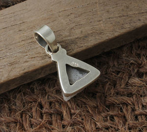 Pendentif vintage en druse blanche naturelle étincelante, collier en argent sterling 925 avec breloque en agate, pour femme, anniversaire, mariage - Product Image 5