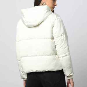 Regular Size Unisex Puffer <b>Jacket</b> Outerwear High Street Spring Lightweight Warm <b>Long</b> Sleeves Zip Closure - Product Image 4