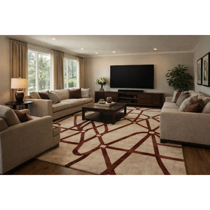 พรมขนสัตว์แท้ 100% ทอมือ งานฝีมือคุณภาพสูง ราคาไม่แพง จากผู้ผลิตในอินเดีย - Product Image 1