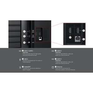 Televisor Inteligente Mini-LED 4K HDR de 55 Pulgadas M80H de Alta Calidad, Color Negro, para Hotel, NTSC - Product Image 6