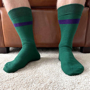 ถุงเท้าผู้ชายสำหรับฤดูหนาว แบบสั้น น้ำหนักเบา เนื้อผ้านุ่ม ยับยาก สีเขียว ระบายความชื้น ยืดหยุ่น สวมใส่สบาย - Product Image 5