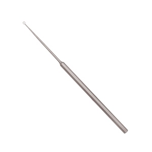 Curettes auriculaires professionnelles Fox Dermal 6 mm, droites, aiguisées, manuelles, pour ORL - Product Image 1
