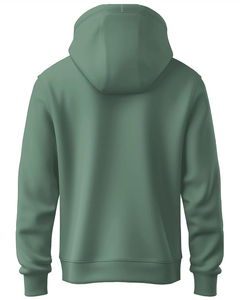 Sweat-shirt à capuche ample pour couples, pull thermique personnalisé avec logo, sweat à capuche polaire pour hommes avec poches - Product Image 2