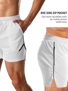 Pantalones Cortos Casuales para Hombre, Cintura Alta, Cierre con Cordón, Tela Ligera y Suave, Secado Rápido, Transpirables, Algodón y Poliéster, Diseño Veraniego - Product Image 6