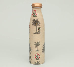 Digital Printed <b>Copper</b> Water <b>Bottle</b> Handmade Traditional Indian <b>Copper</b> <b>Drinking</b> <b>Bottle</b> Reusable Decorative Drinkware for Home - Product Image 4