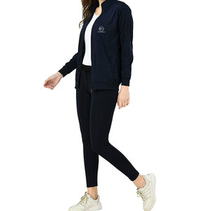 Chándal de mujer de color sólido, diseño y talla personalizados, precio bajo al por mayor, chándal de mujer de primera calidad hecho en Pakistán - Product Image 2