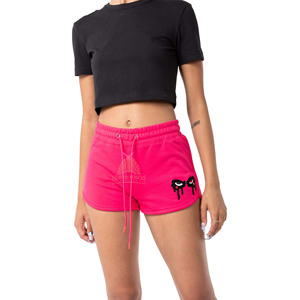 กางเกงขาสั้นผู้หญิงคุณภาพสูง สไตล์ใหม่ ปักลายโลโก้แบบดิสเทรสสั่งทำพิเศษ ระบายอากาศได้ดี กางเกงขาสั้นซับเหงื่อสำหรับผู้หญิง - Product Image 2