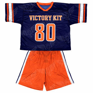 Ensemble de maillots de sport personnalisés pour hommes, respirant, à séchage rapide, t-shirt et short, tenue d'entraînement de football personnalisée, vêtements de sport pour la salle de sport - Product Image 5