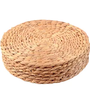 Vendita calda durevole eco-friendly 35cm newzealand whitewash round water hyacinth tovaglietta weave mats Made In Vietnam