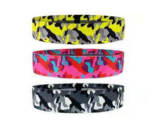 Custom Camo Elastic Resistance Hip <b>Band</b> Non Slip Fabric Booty Exercise <b>Band</b> Fitness Yoga Glute <b>Workout</b> Training Gear - Product Image 1