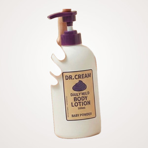 Loción corporal coreana K-Beauty DakteoCream, loción corporal suave de uso diario con aroma a talco para bebé, 500 ml, hecha en Corea. - Product Image 1