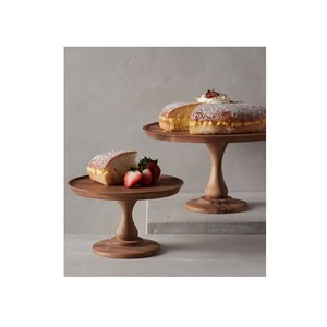 Soporte de Madera Rústico Premium para Servir Pasteles Caseros y Delicias Dulces - Product Image 5