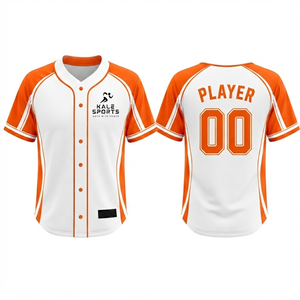 Camiseta de Béisbol de Verano al por Mayor, Sublimada, de Malla Transpirable, Antibacteriana, con Logotipo Personalizado, Tallas Grandes - Product Image 2