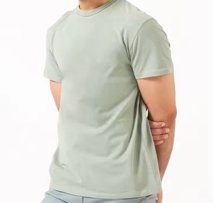 เสื้อยืดคอกลมสีสวย แขนสั้น ขายส่ง คุณภาพสูง ผ้าฝ้าย 100% เสื้อยืดเปล่าไซส์ใหญ่ สั่งทำได้ 250 GSM - Product Image 4