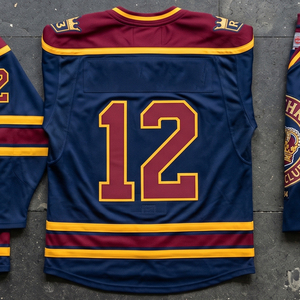 Custom <b>Ice</b> Hockey Jersey Customized Sports Jerseys Embroidery Team Name And Number <b>Ice</b> Hockey White Blank <b>Ice</b> Hockey Jersey - Product Image 6