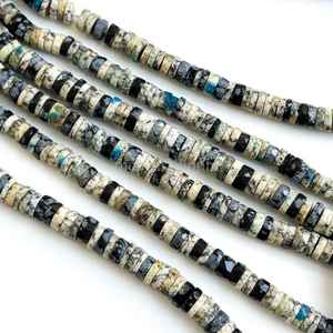 ลูกปัดแจสเปอร์ K2 ธรรมชาติทรงเหลี่ยมขนาด 5-6 มม. ลูกปัดอัญมณีแบบหลวมสำหรับทำเครื่องประดับ ขายส่ง ลูกปัดแจสเปอร์ขนาด 16 นิ้ว - Product Image 5