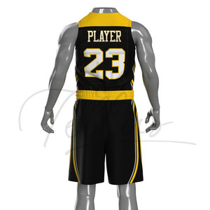 Uniforme de Baloncesto Transpirable de Alta Calidad al por Mayor, Jersey Corto Personalizado con el Último Diseño Profesional, Tallas Grandes - Product Image 6