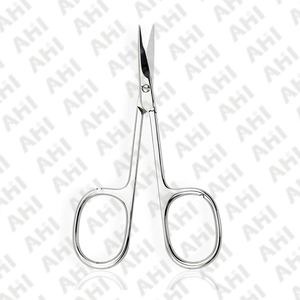AHI Curved Sharp Stainless Steel Nail <b>Scissors</b> High Quality Durable Nail Art Beauty Instruments Wholesale - Product Image 2