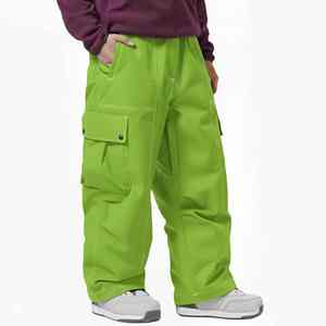 Pantalon d'extérieur à rayures réfléchissantes haute visibilité pour le snowboard et les opérations de sauvetage en montagne, pantalon de ski et de neige - Product Image 2
